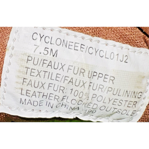 Steve Madden Cool Planet Platform Combat Boots Womens 7.5 Brown Sherpa Lug Sole - Picture 7 of 7